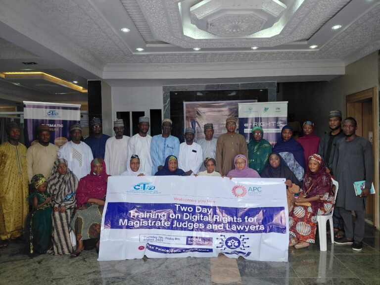 REPORT OF A TWO-DAY TRAINING ON DIGITAL RIGHTS FOR MAGISTRATE JUDGES AND LAWYERS ORGANIZED BY THE CENTRE FOR INFORMATION TECHNOLOGY AND DEVELOPMENT (CITAD)