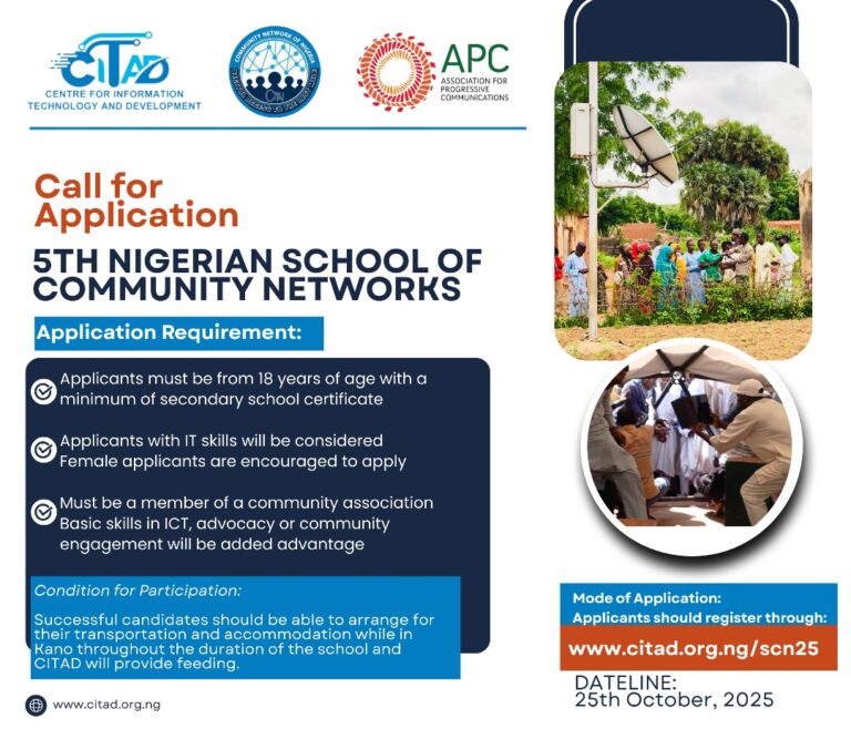 CALL FOR APPLICATION