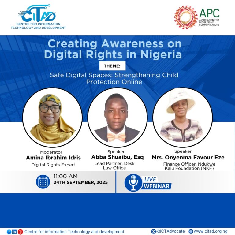 Report on Webinar: Safe Digital Spaces – Strengthening Child Protection Online