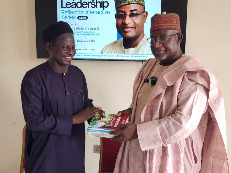 Former APCON Registrar Alhaji Garba Bello Kankarofi Inspires Young People at CITAD’s June ILERIS Session